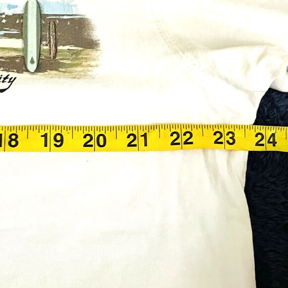No Bad Days Vintage T Shirt Surf City Beach Board Graphic Cotton XL Mens 90s Y2K - Picture 7 of 12